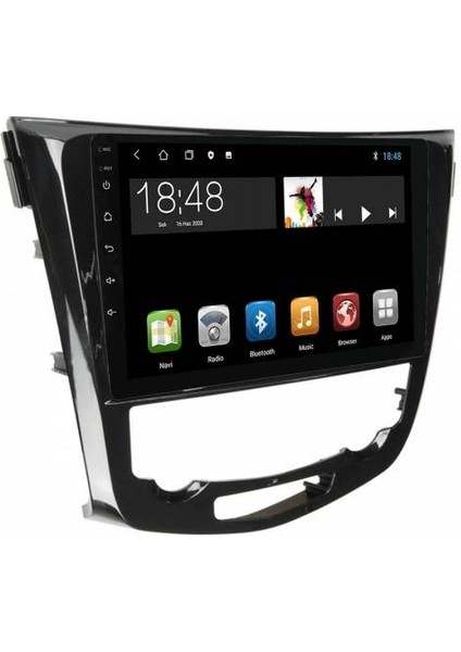 Nakamachi Nissan Qasqai 2013-2018 Android Sistem Carplay Destekli Multimedia Navigasyon Teyp