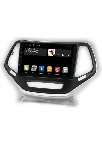 Nakamachi Jeep Cherokee 2014-2017 Android Sistem Carplay Destekli Multimedia Navigasyon Teyp
