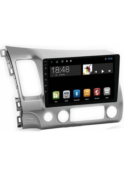 Nakamachi Honda Civic Fd6 2006-2012 Sistem Carplay Destekli Multimedia Navigasyon Teyp