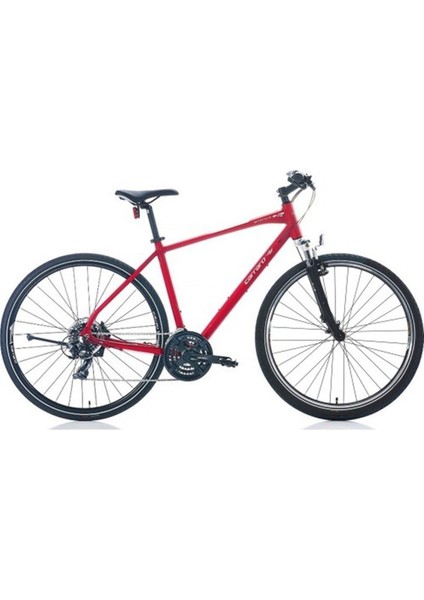 28J Carraro Sportıve 220 Şehir Bisikleti - Mat Krom Kırmızı - 46