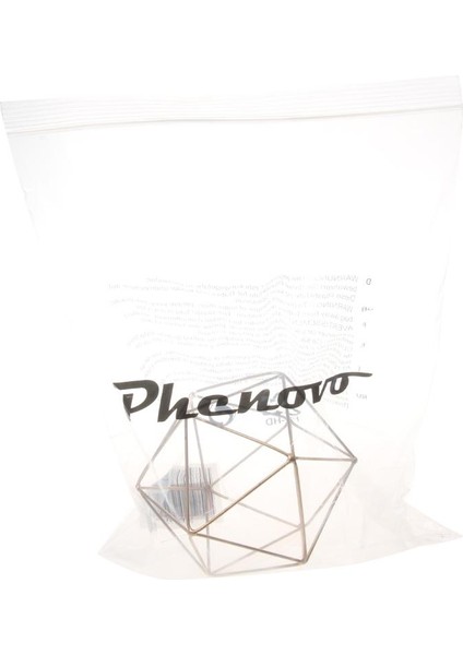 Vintage Metal Pirinç Tilland. Hava Bitki Rafı Geometrik Ekici Ev Dekorasyonu E Bakır 11.5 x 11 x 14CM (Yurt Dışından) modelleri