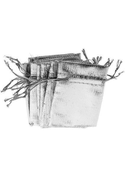 50X Organza Düğün Şeker Çantaları Gümüş Gümüş (Yurt Dışından) indirimleri