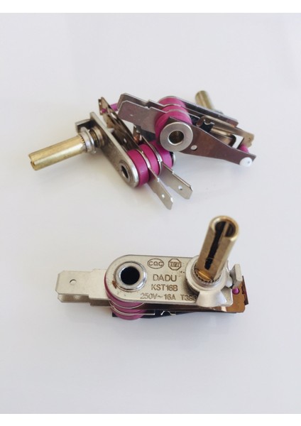 Korkmaz Granit Tost Maskinası Termostatı Mil Uzunluğu 2.5 cm 220-250 Volt-16 Amper