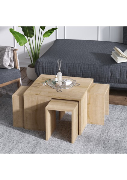 Ortanca Sehpa Safir Meşe