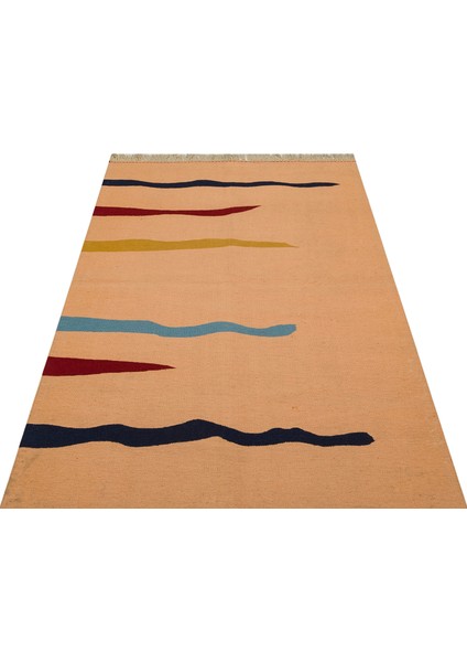 Eşsiz Güzelliğe Sahip El Dokuma Vintage Kilim 118X186 cm 8689