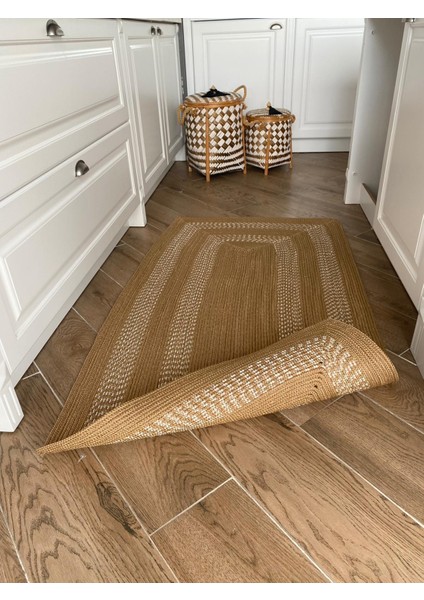 Milda Jüt Hasırlı Renkli El Örgüsü Kilim 34 modelleri