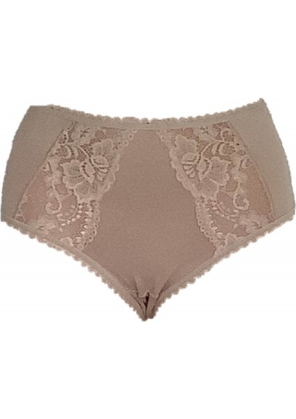 4100 Kadın Modal Dantel Detaylı Yüksek Bel Slip & Külot