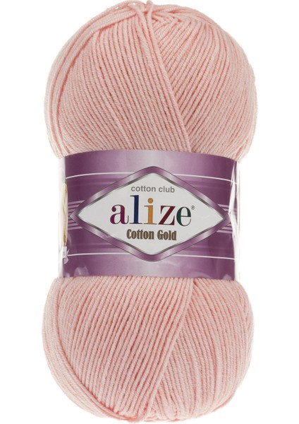 Yazlık Pamuk Ip Cotton Gold Amugurimi Örgü Ipi 393 Pudra Pembe