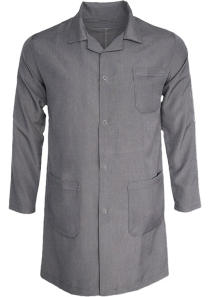 Erkek İş Önlüğü Gri