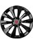 Fiat Scudo 16 Inç Uyumlu Jant Kapağı Amblemli Piano Black 4'lü Takım 214 2