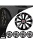 Fiat Scudo 16 Inç Uyumlu Jant Kapağı Amblemli Piano Black 4'lü Takım 214 3
