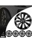 Toyota Corolla 16 Inç Uyumlu Jant Kapağı Amblemli Piano Black 4'lü Takım 214 3