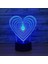 3D Dekoratif Figürlü 87 Renk Seçenenekli LED Gece Lambası - Siyah (Yurt Dışından) 1