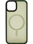Apple iphone 13 Uyumlu Mat Renkli Magsafe Arka Koruma 1