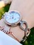 Özel Bronz Kaplama Elite Modeli Swarovski Taşlı 30 mt Su Geçirmez+Bileklik Lady Wristwatch RES.170041-A 1