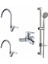 Mutfak Lavabo Banyo Alo Sürgülü Duş 4lü Set 1