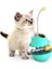 Dönen Kedi Oyuncaklar Sızıntı Yapan Gıda Topu Komik Sopa Ayarlanabilir Snack Yavaş Gıda Interactive Dikkat Etkileyici Bulmaca Oynamak | Kedi Oyuncakları (Mavi) (Yurt Dışından) 1