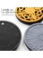 3 Adet Nefis Hollow Oyma Isıya Dayanıklı Yalıtım Placemat Kaymaz Yemek Masası Mat Coaster Set Sofra Ped Mutfak Için | Mats pedler (Gri) (Yurt Dışından) 4