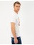 Erkek Ekru Slim Fit Baskılı Bisiklet Yaka Tişört 50254023-VR019 3