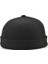 G12788 Demir Mark Street Melon Skullcap Retro Flanşlı Ev Sahibi Şapkası Kalmadan 58 cm Siyah (Yurt Dışından) 1