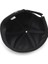 G12788 Demir Mark Street Melon Skullcap Retro Flanşlı Ev Sahibi Şapkası Kalmadan 58 cm Siyah (Yurt Dışından) 2