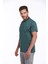 Yeşil Regular Fit Pamuk Basic Polo Yaka Tişört 1