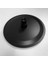 Tepe Duş Başlığı Oval Slim 304 Metal Ø25 cm Siyah 3