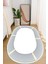 Dijital Baskılı Kaymaz Taban Yıkanabilir Oval Salon Halısı Mutfak Halısı ve Yolluk NHO-HT-1396 1