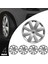 Renault Clio 1 13 Inç Uyumlu Jant Kapağı Amblemli Gri 4'lü Takım 115 3