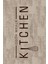 Dijital Baskılı Kaymaz Taban Yıkanabilir Kitchen Yazılı Mutfak Halısı NHM-SD-519 2
