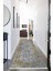 Dijital Baskılı Kaymaz Taban Yıkanabilir Modern Desenli Koridor Halısı Yolluk NHU-SD-229 1
