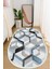 Dijital Baskılı Kaymaz Taban Yıkanabilir Oval Salon Halısı Mutfak Halısı ve Yolluk NHO-HT-175 1