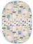 Dijital Baskılı Kaymaz Taban Yıkanabilir Oval Salon Halısı Mutfak Halısı ve Yolluk NHO-HT-379 2
