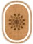 Dijital Baskılı Kaymaz Taban Yıkanabilir Oval Salon Halısı Mutfak Halısı ve Yolluk NHO-SD-339 2