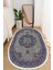 Dijital Baskılı Kaymaz Taban Yıkanabilir Oval Salon Halısı Mutfak Halısı ve Yolluk NHO-HT-753 1