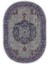 Dijital Baskılı Kaymaz Taban Yıkanabilir Oval Salon Halısı Mutfak Halısı ve Yolluk NHO-HT-753 2