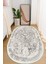 Dijital Baskılı Kaymaz Taban Yıkanabilir Oval Salon Halısı Mutfak Halısı ve Yolluk NHO-HT-340 1
