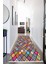 Dijital Baskılı Kaymaz Taban Yıkanabilir Modern Desenli Koridor Halısı Yolluk Nhu-Ht-6 1