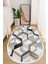 Dijital Baskılı Kaymaz Taban Yıkanabilir Oval Salon Halısı Mutfak Halısı ve Yolluk NHO-HT-176 1