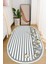 Dijital Baskılı Kaymaz Taban Yıkanabilir Oval Salon Halısı Mutfak Halısı ve Yolluk NHO-HT-200 1