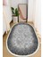Dijital Baskılı Kaymaz Taban Yıkanabilir Oval Salon Halısı Mutfak Halısı ve Yolluk NHO-HT-245 1