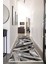Dijital Baskılı Kaymaz Taban Yıkanabilir Modern Desenli Koridor Halısı Yolluk NHU-HT-261 1