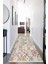 Dijital Baskılı Kaymaz Taban Yıkanabilir Modern Desenli Koridor Halısı Yolluk NHU-HS-461 1