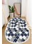 Dijital Baskılı Kaymaz Taban Yıkanabilir Oval Salon Halısı Mutfak Halısı ve Yolluk NHO-HY-1185 1