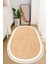 Dijital Baskılı Kaymaz Taban Yıkanabilir Oval Salon Halısı Mutfak Halısı ve Yolluk NHO-SD-346 1