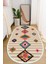 Dijital Baskılı Kaymaz Taban Yıkanabilir Oval Salon Halısı Mutfak Halısı ve Yolluk NHO-HK-143 1
