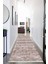 Dijital Baskılı Kaymaz Taban Yıkanabilir Modern Desenli Koridor Halısı Yolluk NHU-HT-567 1
