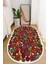 Dijital Baskılı Kaymaz Taban Yıkanabilir Oval Salon Halısı Mutfak Halısı ve Yolluk NHO-HS-210 1