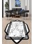Dijital Baskılı Kaymaz Taban Yıkanabilir Lazer Kesim Salon Halısı ve Yolluk NH-LZR-HT-796 1