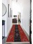 Dijital Baskılı Kaymaz Taban Yıkanabilir Modern Desenli Koridor Halısı Yolluk NHU-SD-375 1